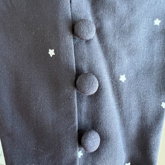 NWT Madewell‎ Alicia Long-Sleeve Scoopneck Midi Dress in Night Stars Size 6 - Picture 3 of 7